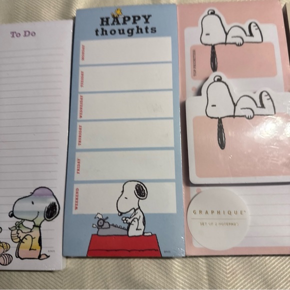 Snoopy Notepad Set - Picture 3 of 6